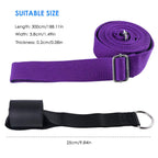 Leg Ballet Yoga Stretcher, Door Attachment, Get More Flexible, Flexibility & Stretching Leg Straps - Great For Cheer Dance Gymna