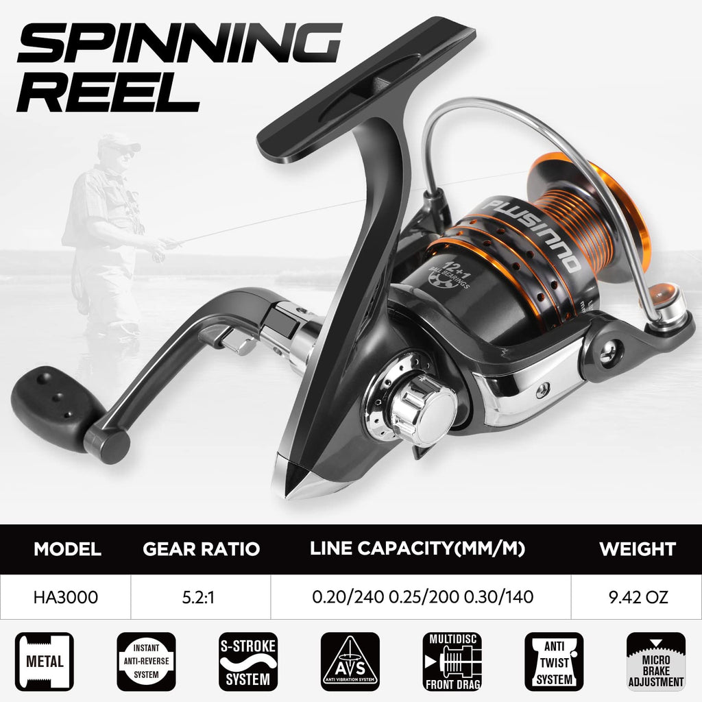 Plusinno Spin Spinning Rod And Reel Combos Carbon Telescopic Fishing Rod With Reel Combo Sea Saltwater Freshwater Kit Fishing Ro