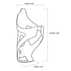 Blackburn Camber Carbon Bike Bottle Cage (Matte White/Black, One Size)