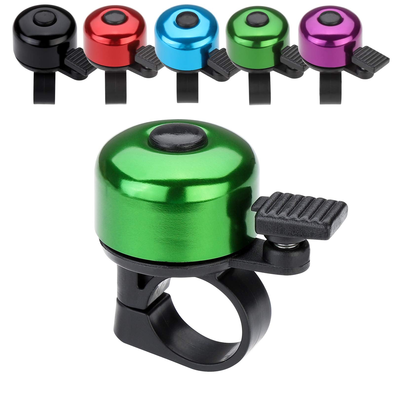 Paliston Bike Bell Bicycle Bell Crisp Sound For Adults Kids Boys Girls Green