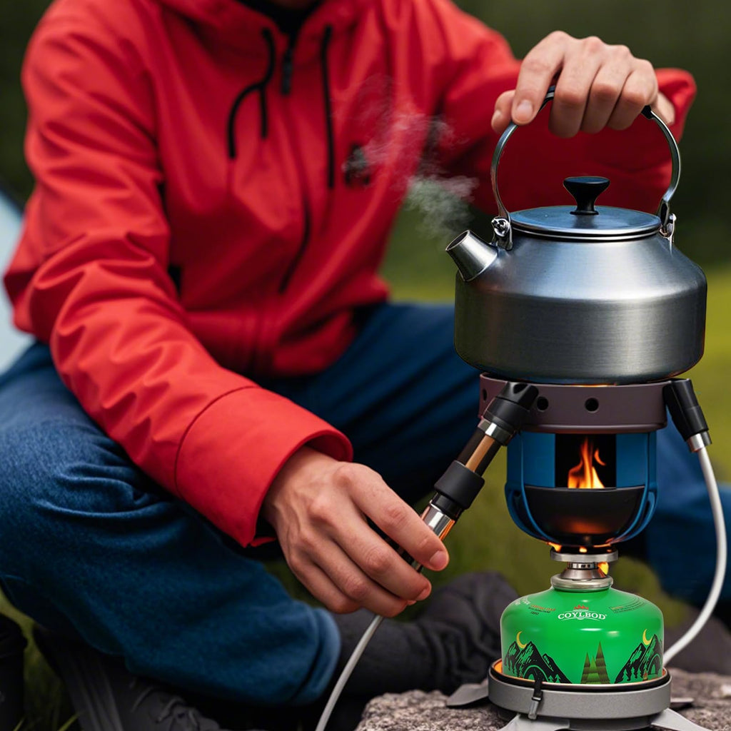 Coylbod Isobutane Fuel Canister 100G, Camping Stove Fuel, Butane Camping Propane Mixture Blend Camping Fuel Gas (3 Pack)