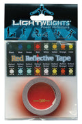 Light Weights Stealth Reflective Tape Red 100