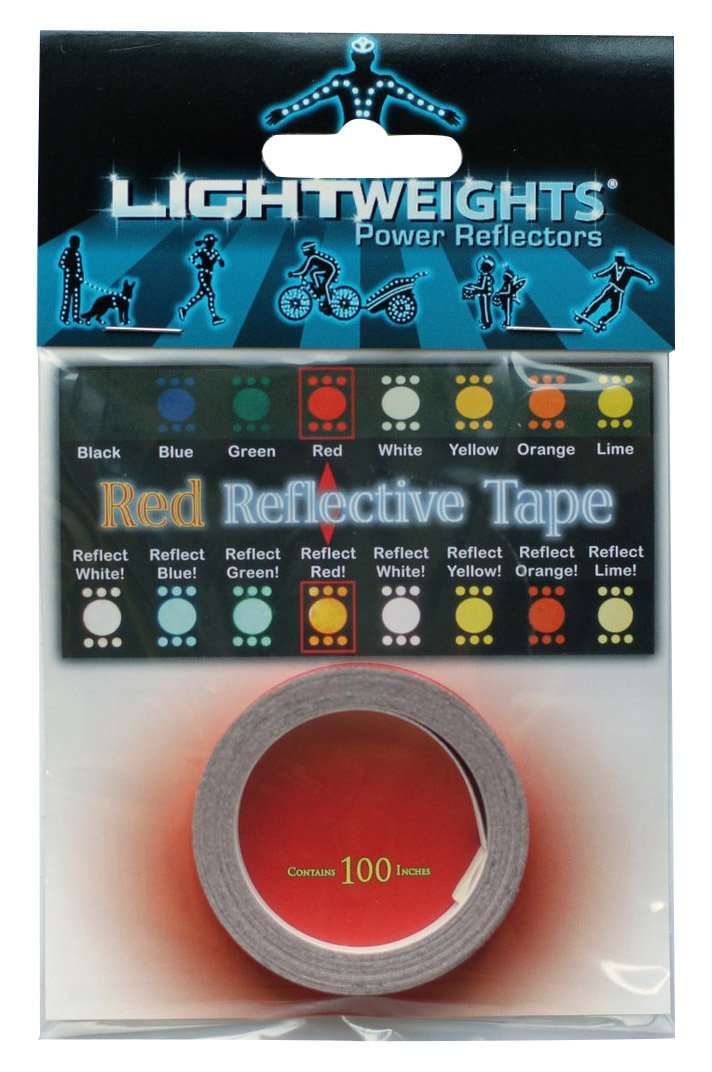 Light Weights Stealth Reflective Tape Red 100