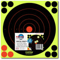 Kapow Outdoors Reactive Adhesive 8x8 Bulls-Eye Target [15-Pack] Made in the USA