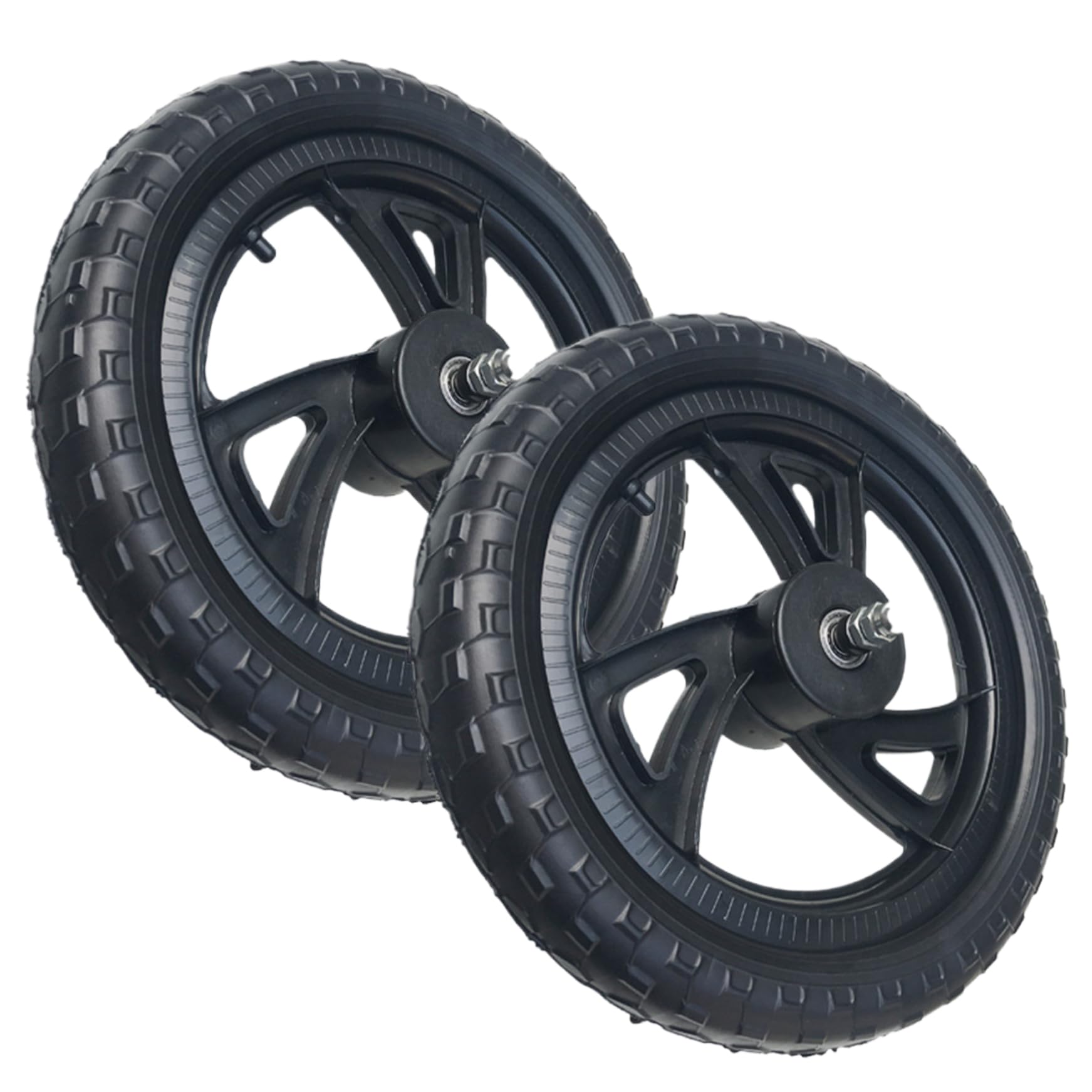 1 Pair Bike Wheels Replacement for Kids 12 Inch Balance Bike Wheel Lightweight Repair Accessories for Bicycles and Maintenance, 