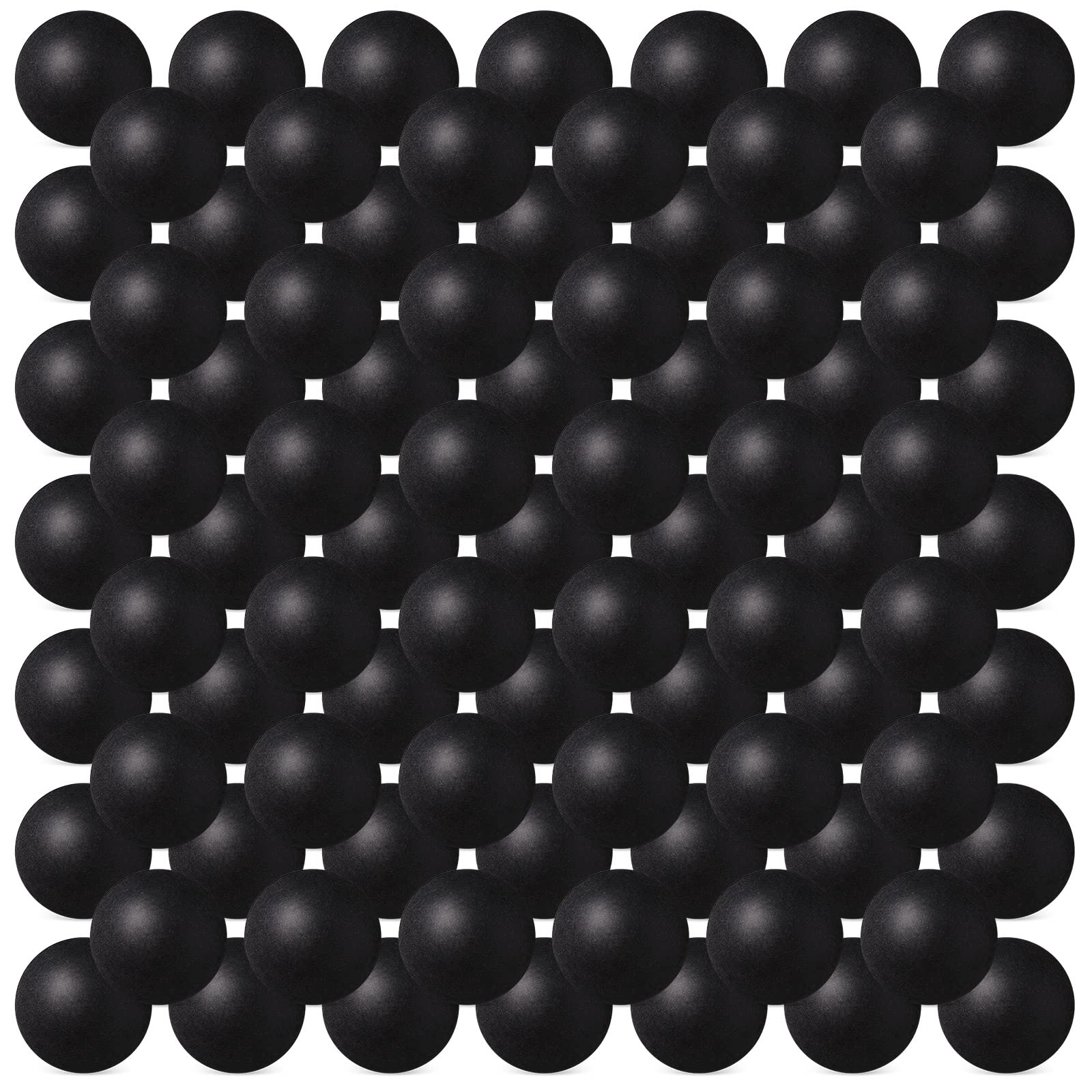 Hanaive 100 Pack Table Tennis Balls Multi Colored 40mm Plastic Balls Bulk Washable Small Game for Carnival Pool Games, Party Dec