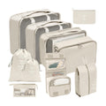 Secret Desire 10 Pieces Packing Cubes Laundry Bags For Travel Duffle Suitcase Travel Totes