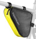 Aduro Sport Bicycle Bike Storage Bag Triangle Saddle Frame Pouch for Cycling (Yellow)
