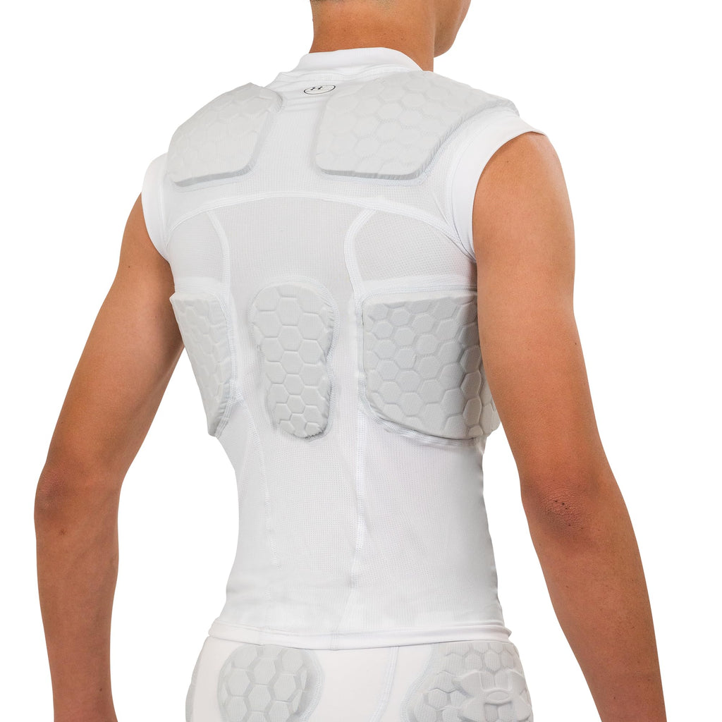 Gameday Armour Pro 5-Pad Top Youth White Xl