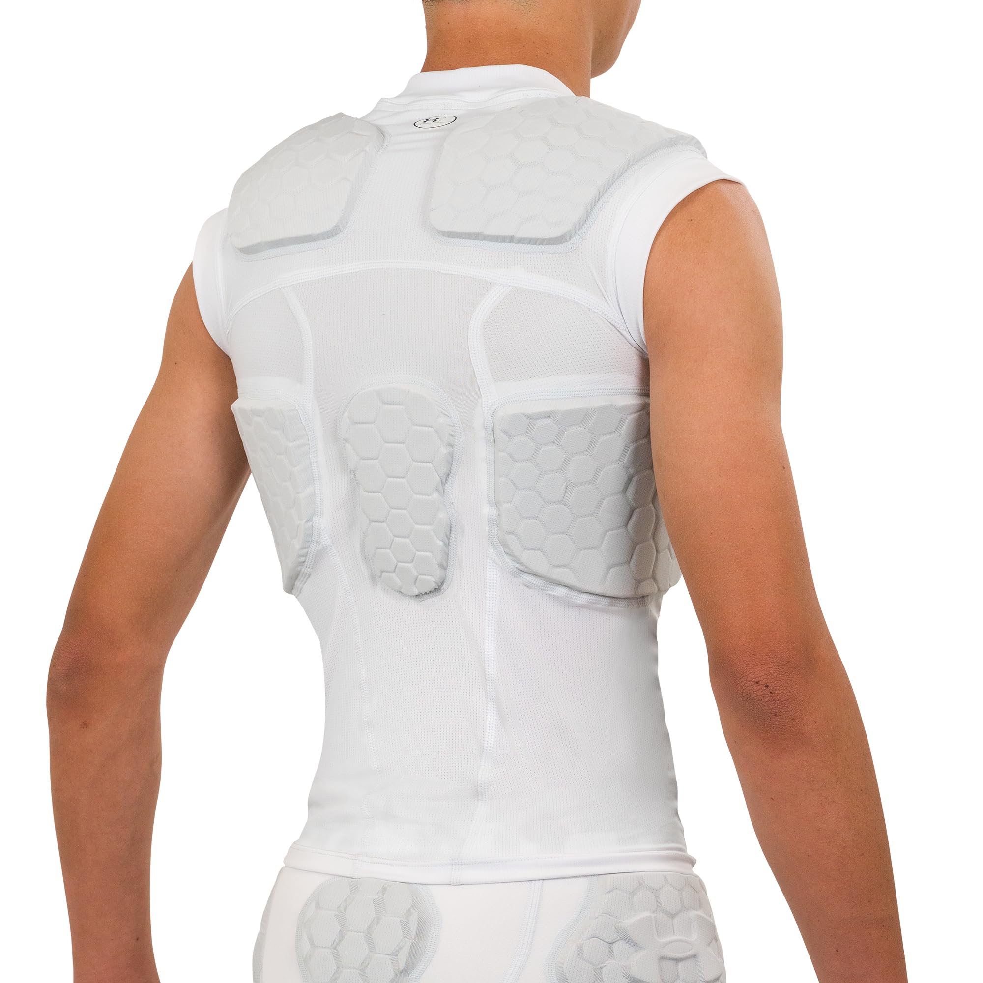 Gameday Armour Pro 5-Pad Top Youth White Xl