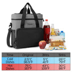 Tourit Cooler Bag 35-Can Insulated Soft Cooler Portable Cooler Bag 24L Lunch Coolers For Picnic, Beach, Work, Trip, Grey