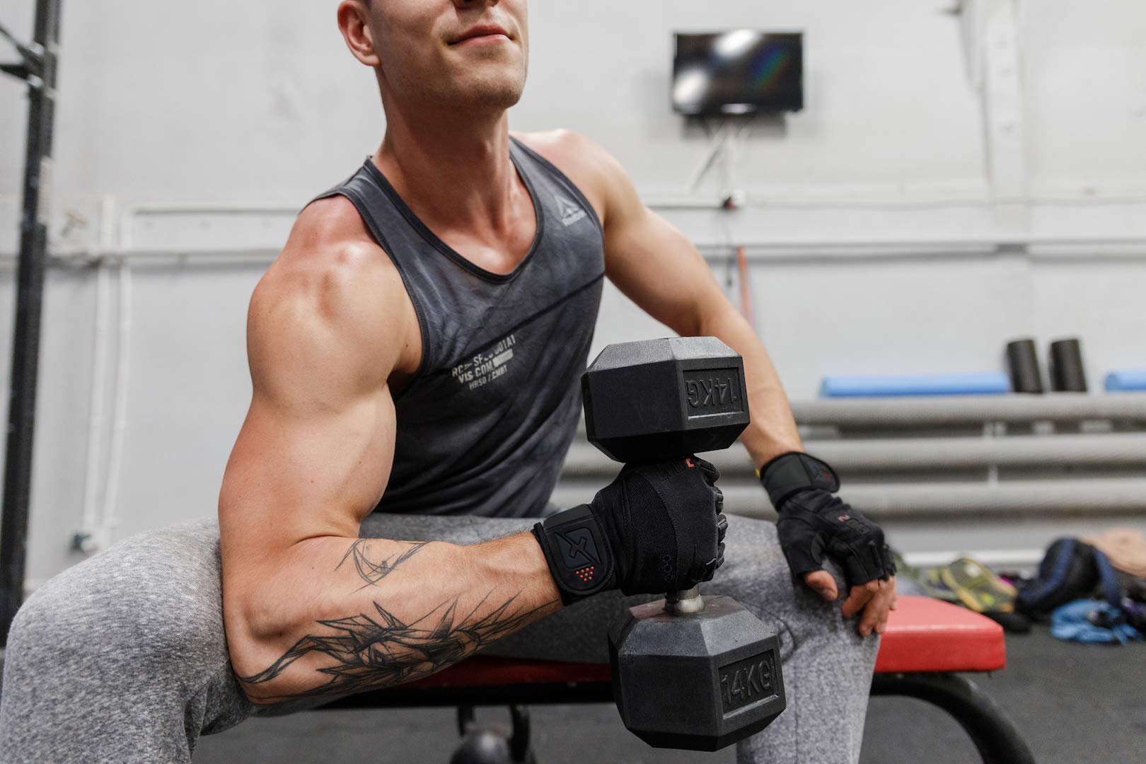 Skott Evo 2 Weightlifting Gloves With Integrated Wrist Wrap Support-Double Stitching For Extra Durability-Get Ripped With The Be