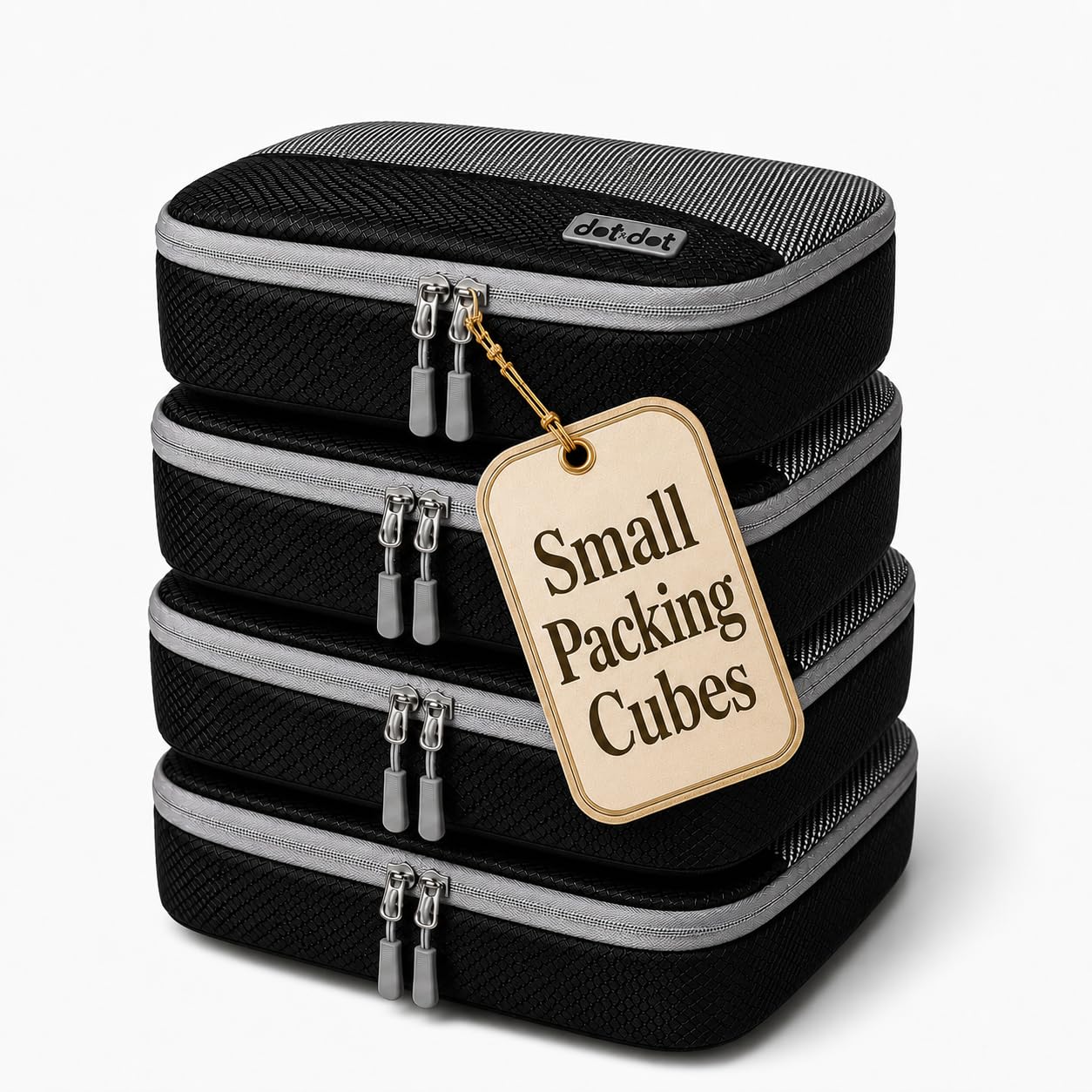 4Pc Small Packing Cubes For Travel  Luggage Packing Organizers  Travel Packing Cubes For Suitcases