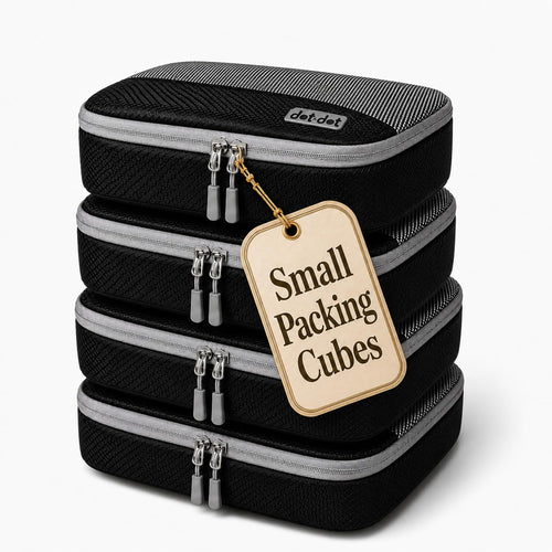 4Pc Small Packing Cubes For Travel  Luggage Packing Organizers  Travel Packing Cubes For Suitcases