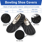 Coitek Bowling Shoe Covers, Shoe Protector Covers For Bowling Shoe Waterproof Reusable And Anti Slip (Medium)