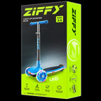 ZIFFY Kids Scooter for Boys & Girls Features LED Light-Up Wheels, 4 Adjustable Height Handlebars, and Lean-to-Steer Design with
