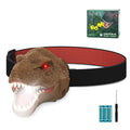 ELLA MAMA Dinosaur Headlamp Flashlight Outdoor Camping Gear LED Reading Head lamp, Hiking Headlight for Kids or Adults, Dinosaur