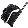 GoHimal Double Roller 2 Ball Bowling Bag with Separate Shoe Compartment for Bowling Shoes (Up To US Men Size 15) and Abundant mu