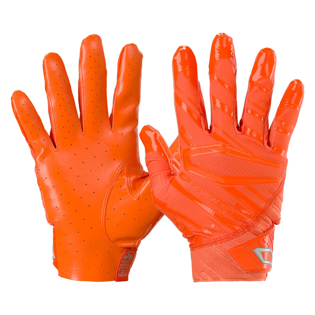 Cutters Rev Pro 6.0 Receiver Gloves Solid Orange Medium