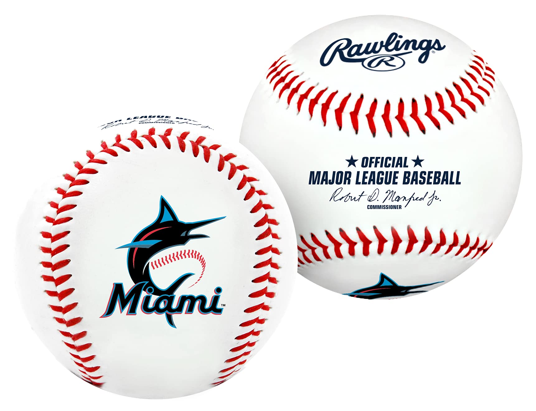 Rawlings | Official MLB Team Logo Baseball | Miami Marlins