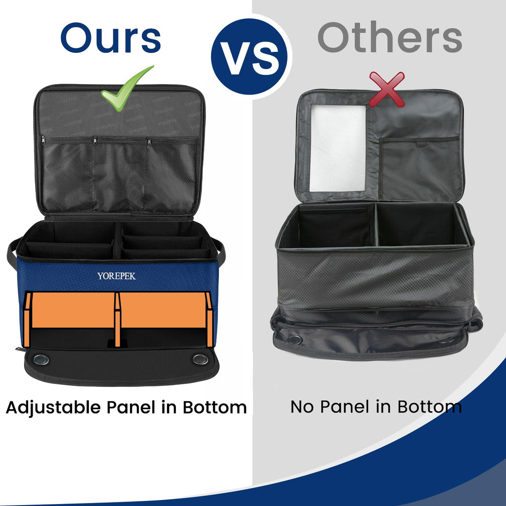 Yorepek 2 Layer Golf Supplies, Golf Trunk Organizer, Sturdy Golf Trunk Storage Storing All You Golf Gear In One, Golf Gear Locke