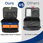 Yorepek 2 Layer Golf Supplies, Golf Trunk Organizer, Sturdy Golf Trunk Storage Storing All You Golf Gear In One, Golf Gear Locke