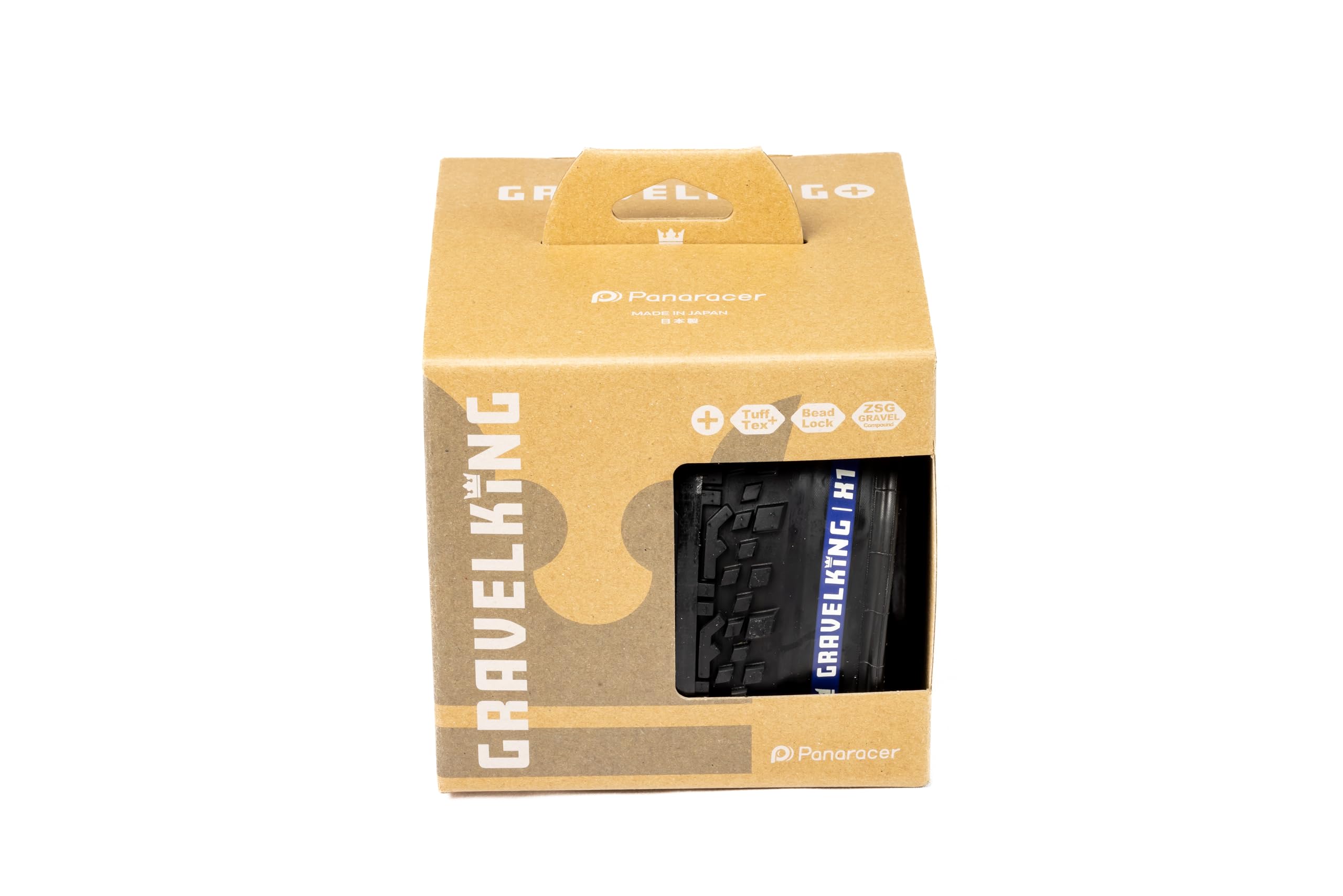 Panaracer Gravelking Ss+ Tire - Tubeless Black/Brown, 700X45