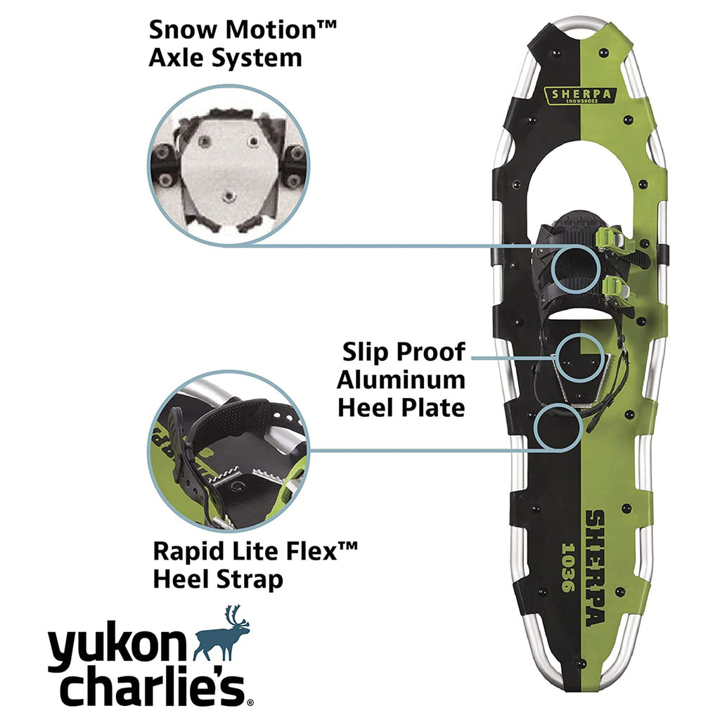 Yukon Charlie'S Sherpa Snowshoe Kit, 1036, Multicolor, One Size