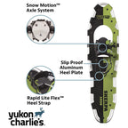 Yukon Charlie'S Sherpa Snowshoe Kit, 1036, Multicolor, One Size