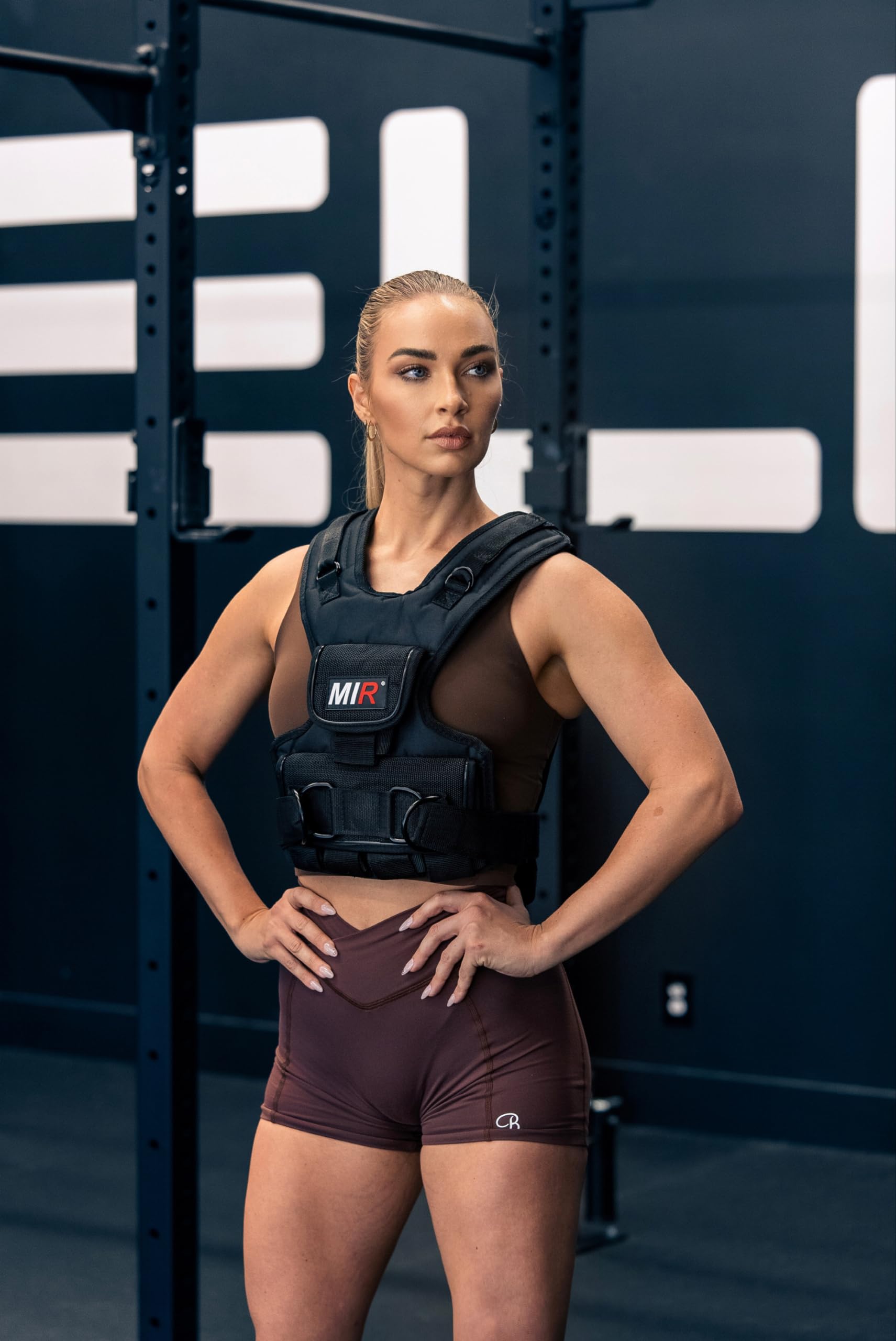 MIR 30lbs Women Adjustable Weighted Vest,Black