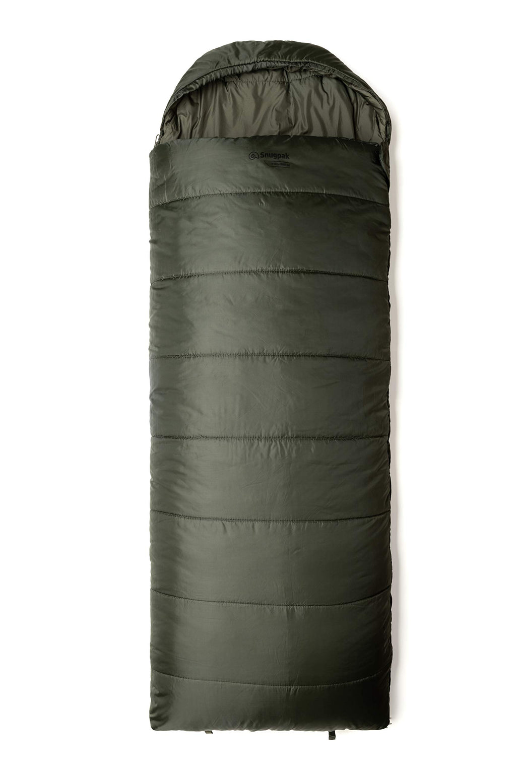Snugpak Basecamp Ops Navigator Sleeping Bag With Compression Stuff Sack, Right Hand Zip, Olive