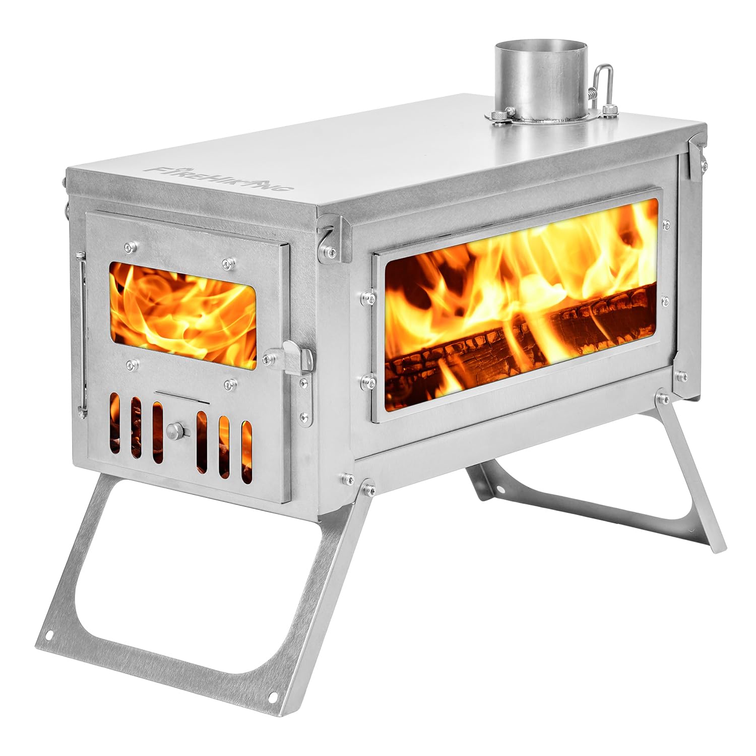 FireHiking Titanium Stove Camping Tent Burning Stove Foldable Ultralight