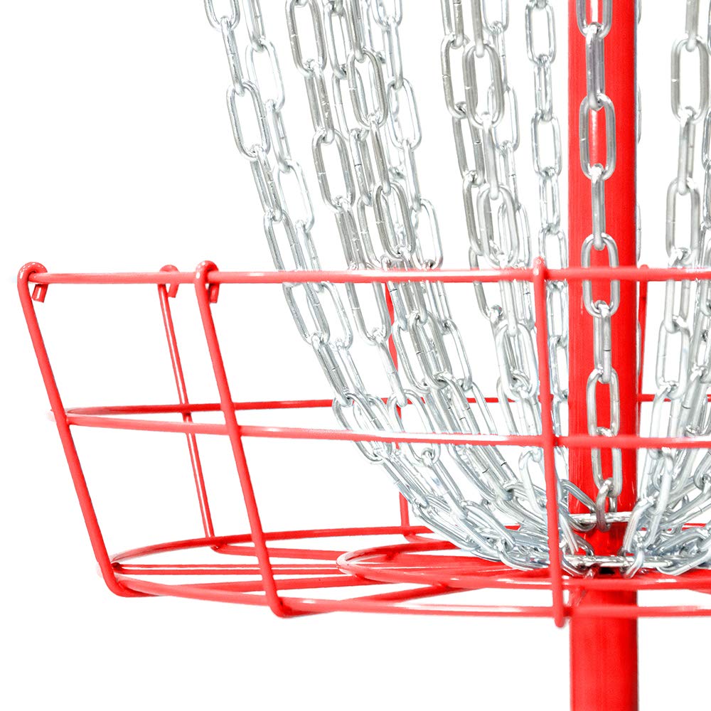 Axiom Discs Pro 24-Chain Disc Golf Basket - Red