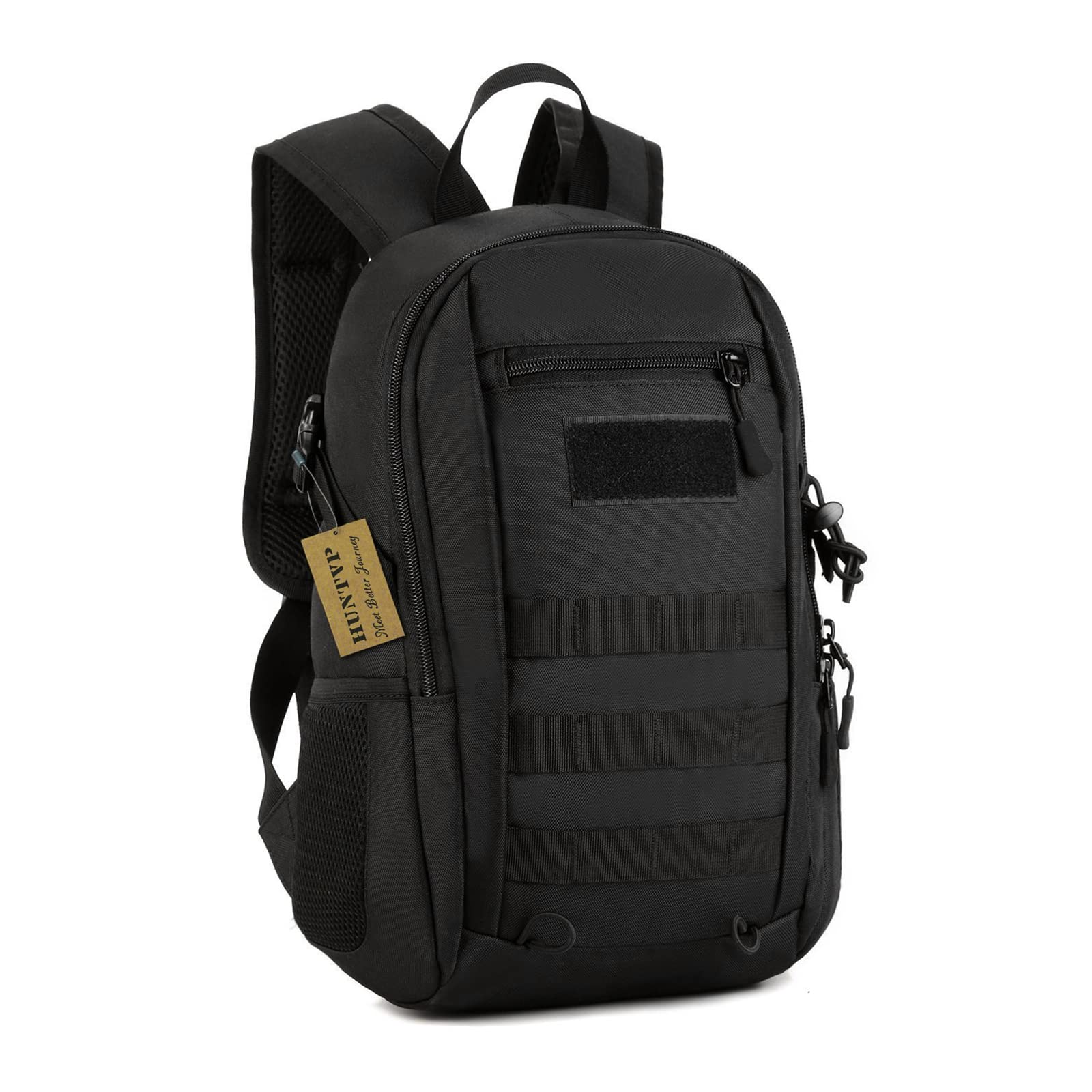 Huntvp 20L Daypack Military Molle Backpack Rucksack Gear Tactical Assault Pack Bag For Hunting Camping Trekking (20L-Black)