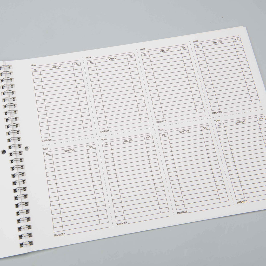 Champro Baseball Score Book (White), 28 Pages