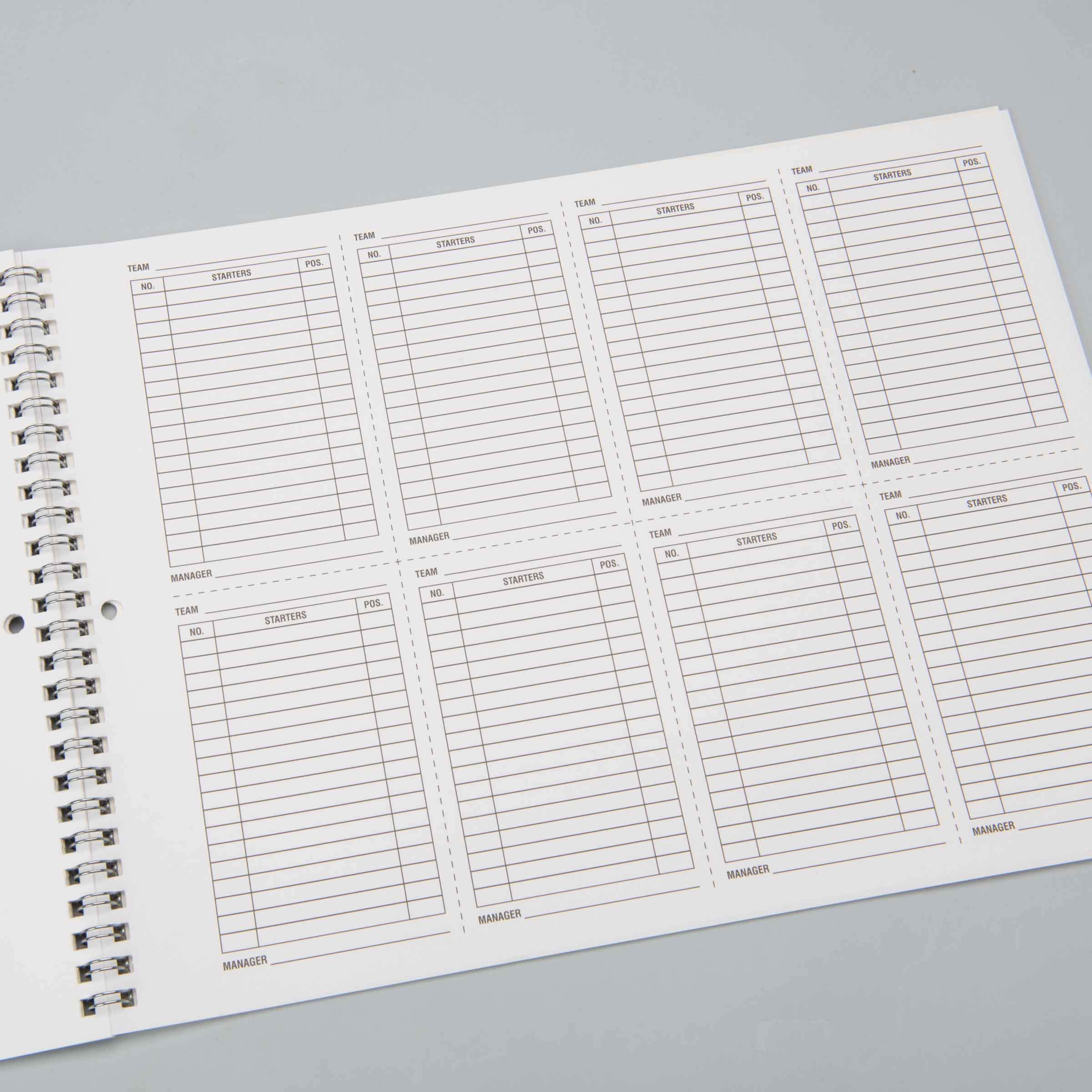 Champro Baseball Score Book (White), 28 Pages