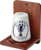Fat Cat Billiard/Pool Accessory: Wall Mounted Wood Cone Chalk Holder, Mahogany Finish