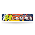 Rico Industries NASCAR Racing 2025 Daytona 500 Champion Metal Street Sign 4 x 15 Home D  cor - Bedroom - Office - Man Cave