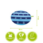 Everearth E Lite Waterproof Beach Blanket & Kiddie Pool, Blue