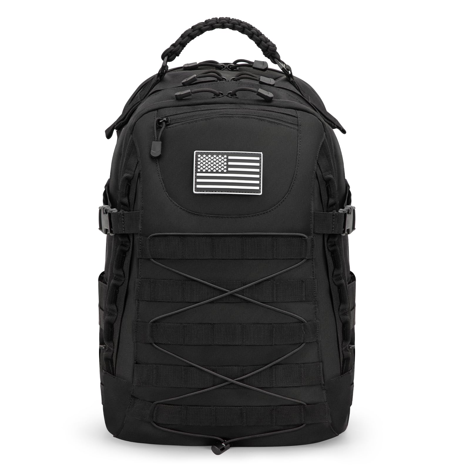 Urban Braver 25L Tactical Backpack for Men: Military MOLLE Assault Rucksack 900D with Laptop Compartment EDC Daypack Used for Hi