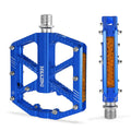 MZYRH Road/Mountain Bike Pedals,Bicycle Pedals with Reflectors,3 Bearings 9/16    Aluminum Alloy MTB Pedals Lightweight Platform