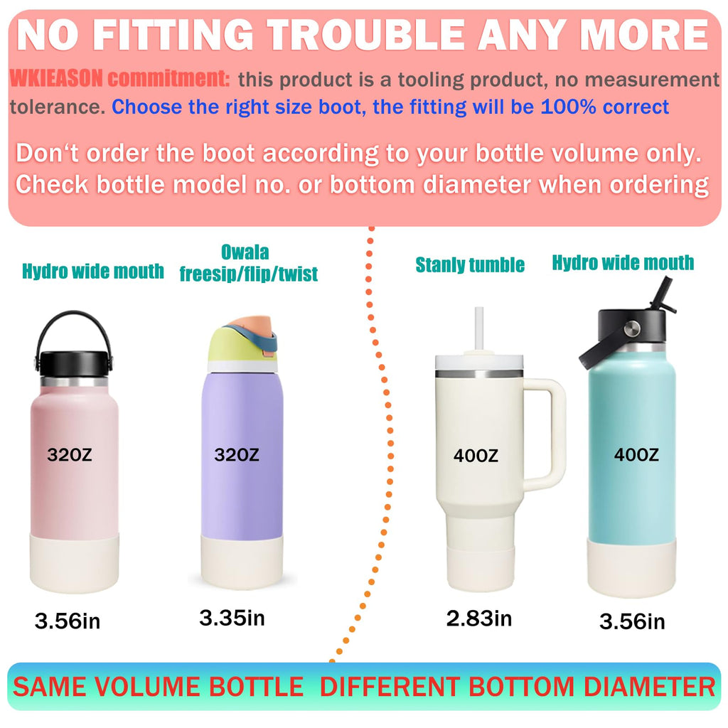 Wk Ieason Diomond Protective Silicone Sleeve Boot For 20-40Oz Stanley Tumbler And Compatible With 12Oz -24Oz Hydro Flask Water B