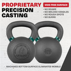Lifeline Kettlebell Weight - 24 Kg/53 Lb , Black