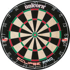 Unicorn Eclipse Pro Dart Board With Ultra Slim Segmentation - 30% Thinner Than Conventional Boards - For Increased Scoring And R