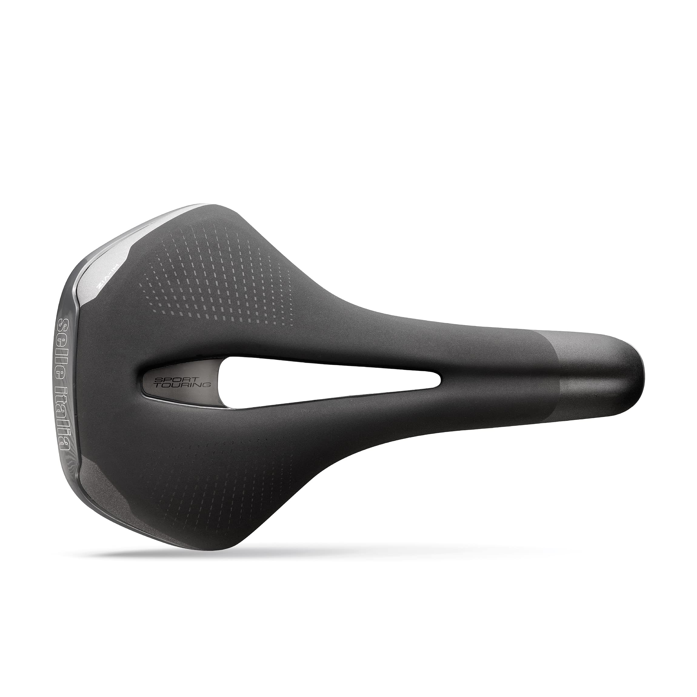 Selle Italia St 5 Flow, S, Road Bike Saddle - For Men And Women, Commuting, Fitness, City Biking 276 X 155Mm, 396G, Black/Hi-Viz