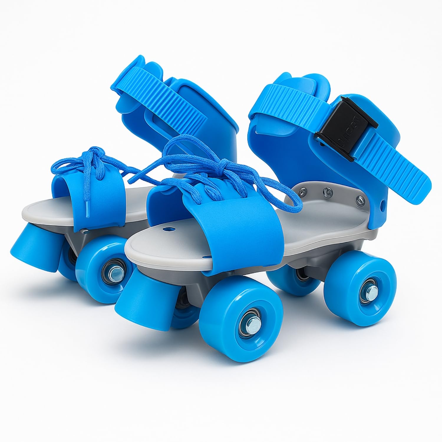 Toy Imagine Adjustable Inline Skates For Kids 412 Years | Blue Roller Skating Shoes With Front Brake | Polyurethane Wheels | Un