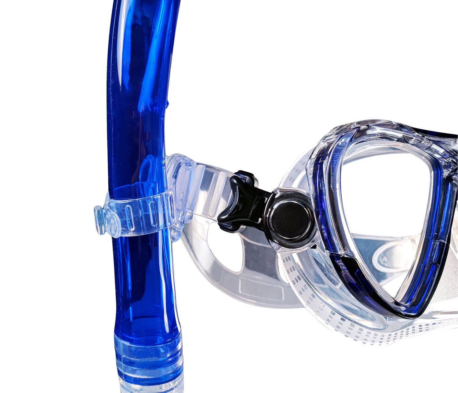 Tilos Soft Hypoallergenic Silicone Snorkel Keeper For Snorkeling And Scuba Diving (Clear)