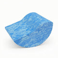 HEAVENGLOW Unsteady Base PuffShapedShaped Stretch Block with Curved Bottom Marbled Exercise Wedge for Yogis, Pilates Enthusias