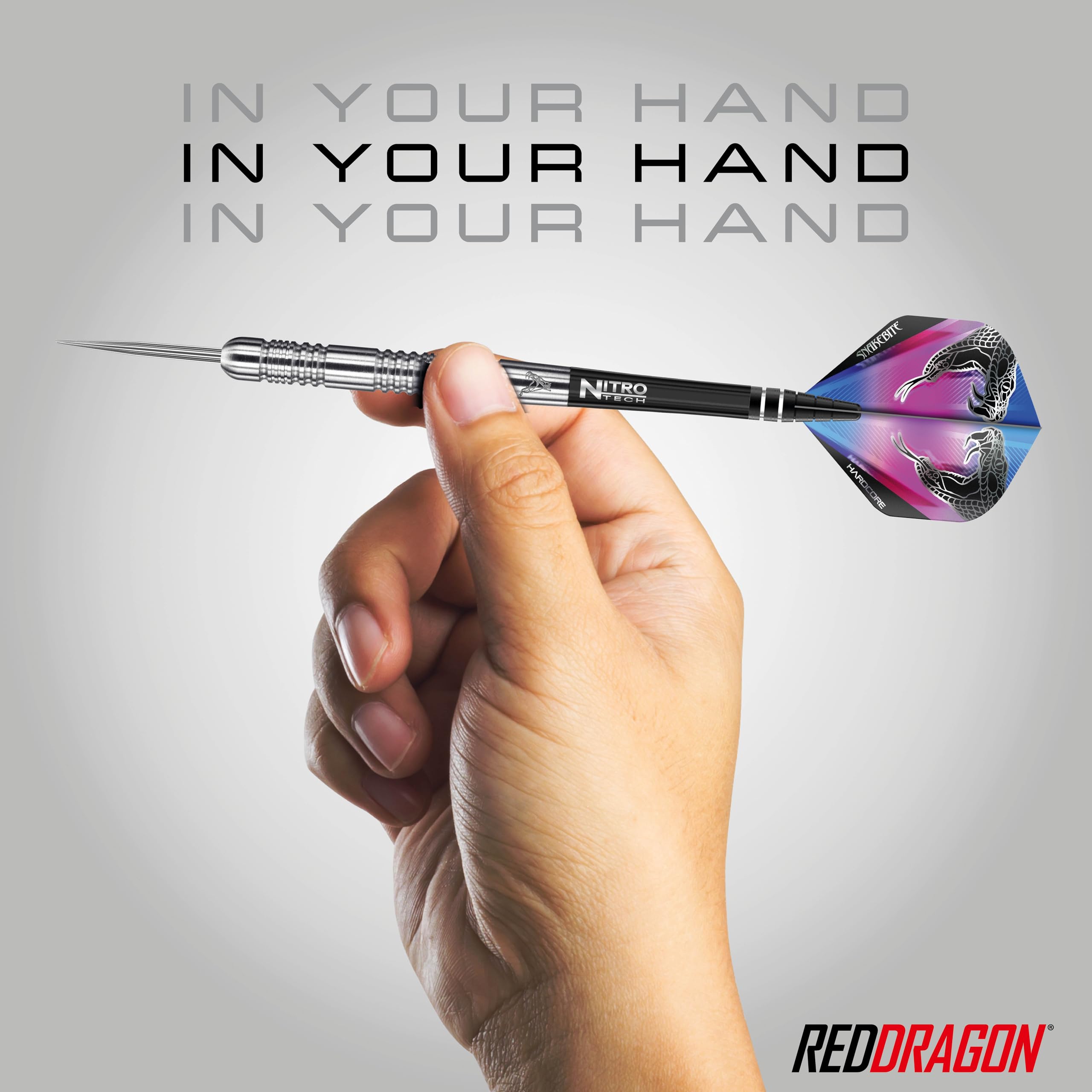 Peter Wright Snakebite Euro 11: 24G Tungsten Darts Set With Flights And Stems