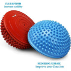 Yes4All Hedgehog Balance Pods For Exercise, Core Body Balancing, Balance Pods For Youth & Adults With Hand Pump - Set Of 6